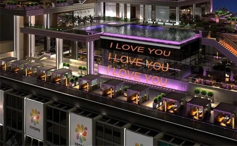 Indendørs digital vandgardinfontæne