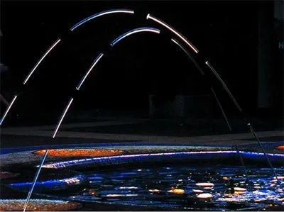 Udendørs Laminar Jumping Jet Fountain