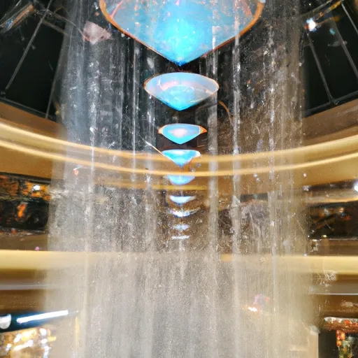 Vægmonteret springvand indendørs